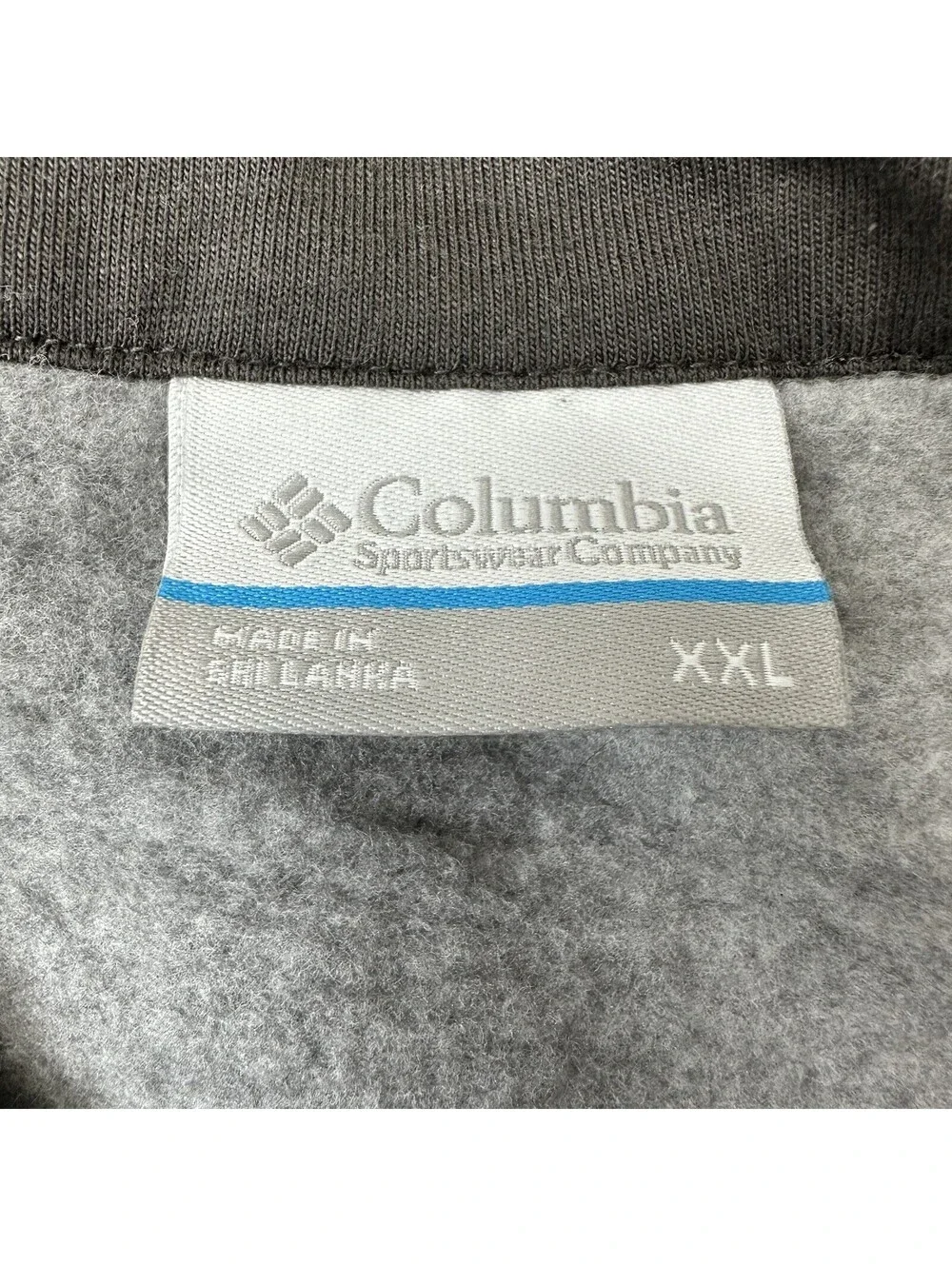 Columbia Men's Grey Heather Hart Mountain II 1/4 Zip Fleece Sweater XXL